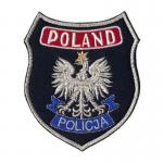 Naszywka tarcza POLAND POLICJA granatowa
