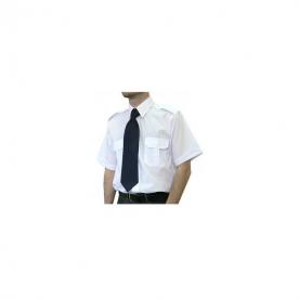 Koszula służbowa z krótkim rękawem, męska, biała 