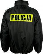 kurtka sluzbowa czarna policja tyl